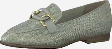 TAMARIS Classic Flats in Green: front