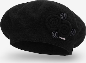 Bonnet '7037' Vivisence en noir : devant