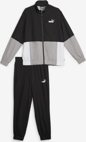 PUMA Sports Suit in Black: front
