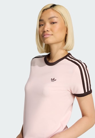 T-shirt '3 STRIPES SLIM' ADIDAS ORIGINALS en rose