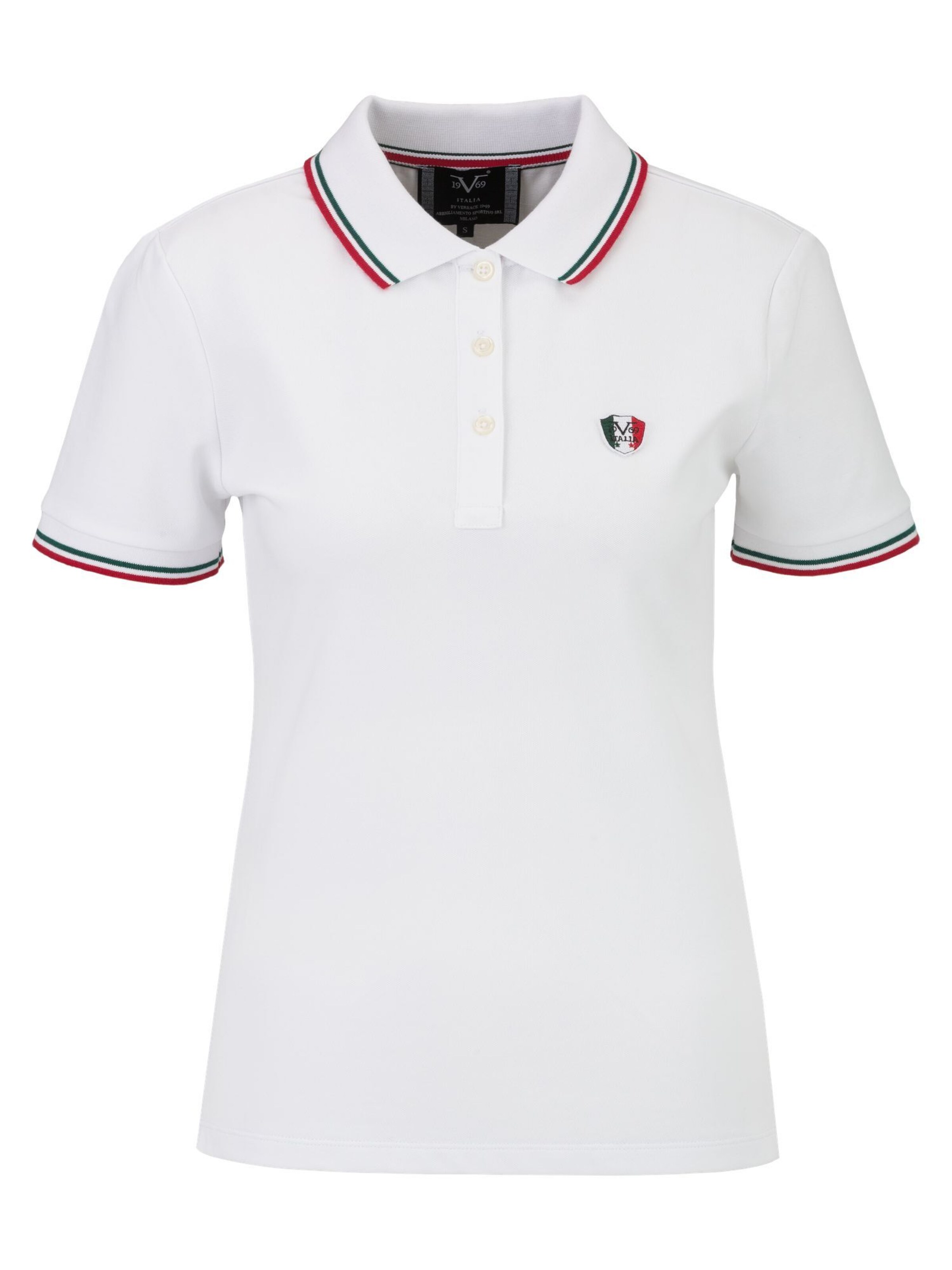 Maglietta 'Bibi' di 19V69 ITALIA in bianco: frontale