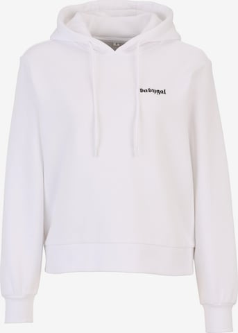 Miss Tee Sweatshirt 'Babygal' in White: front