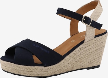 Sandalo di TOM TAILOR in blu: frontale