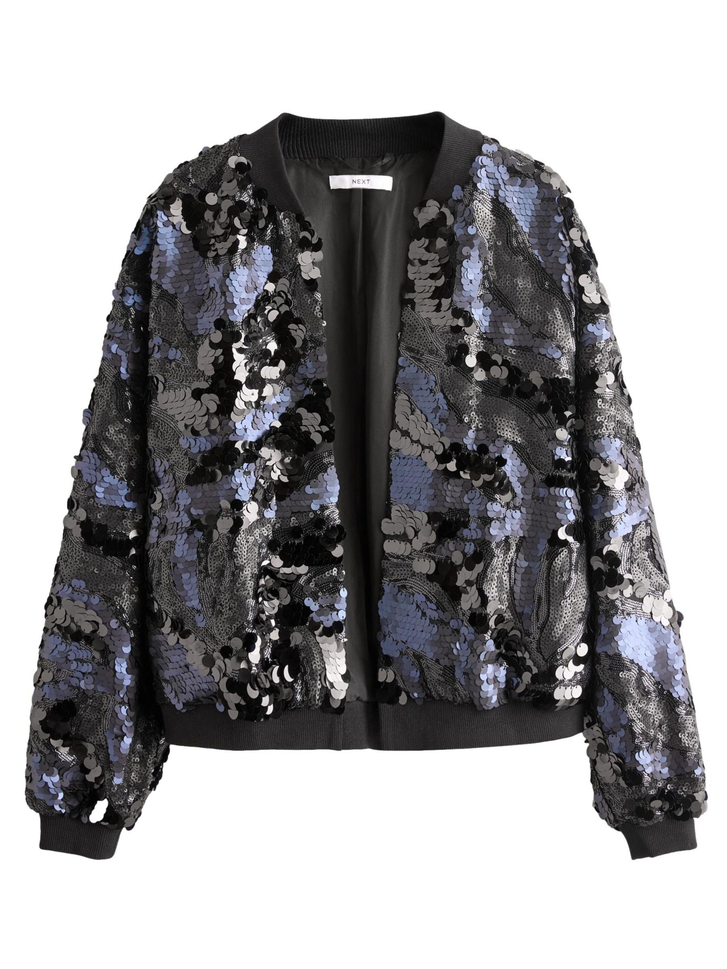 Next Tussenjas in Blauw: voorkant