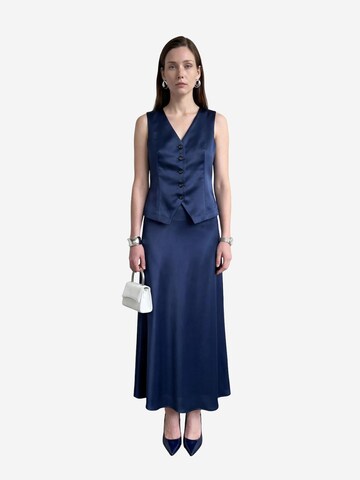 Pantalons de tailleur My fashion en bleu : devant