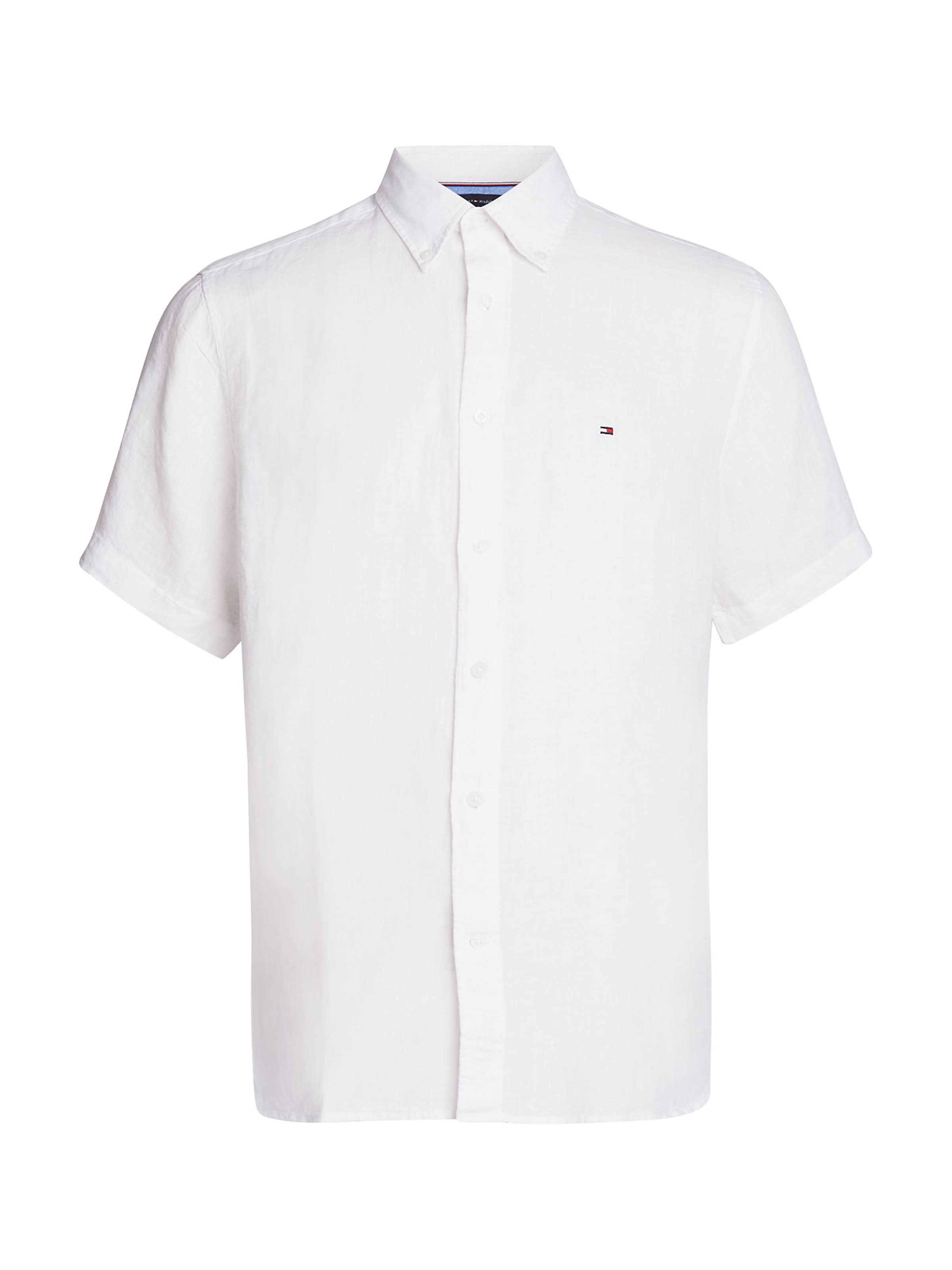 TOMMY HILFIGER Regular fit Overhemd in Wit: voorkant