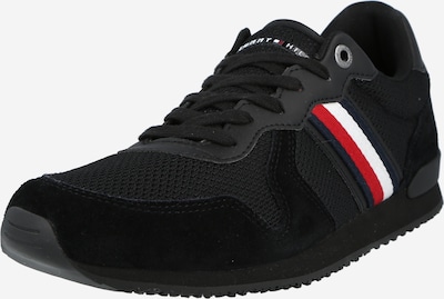TOMMY HILFIGER Baskets basses en rouge rubis / noir / blanc, Vue avec produit