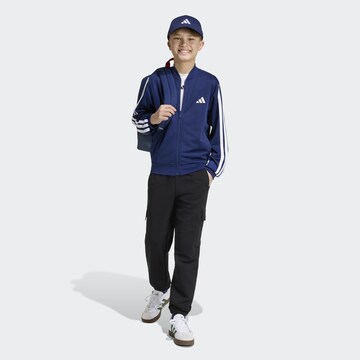 ADIDAS SPORTSWEAR Athletic Zip-Up Hoodie in Blue