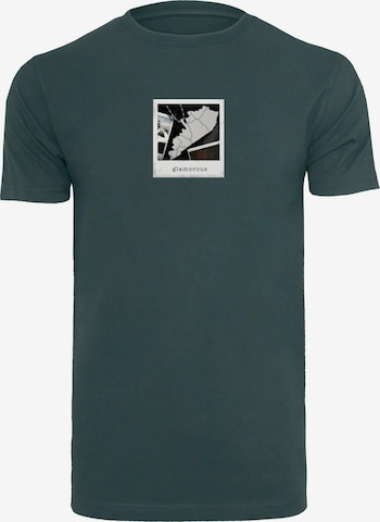 T-Shirt 'Glamorous Memory' Mister Tee en vert : devant