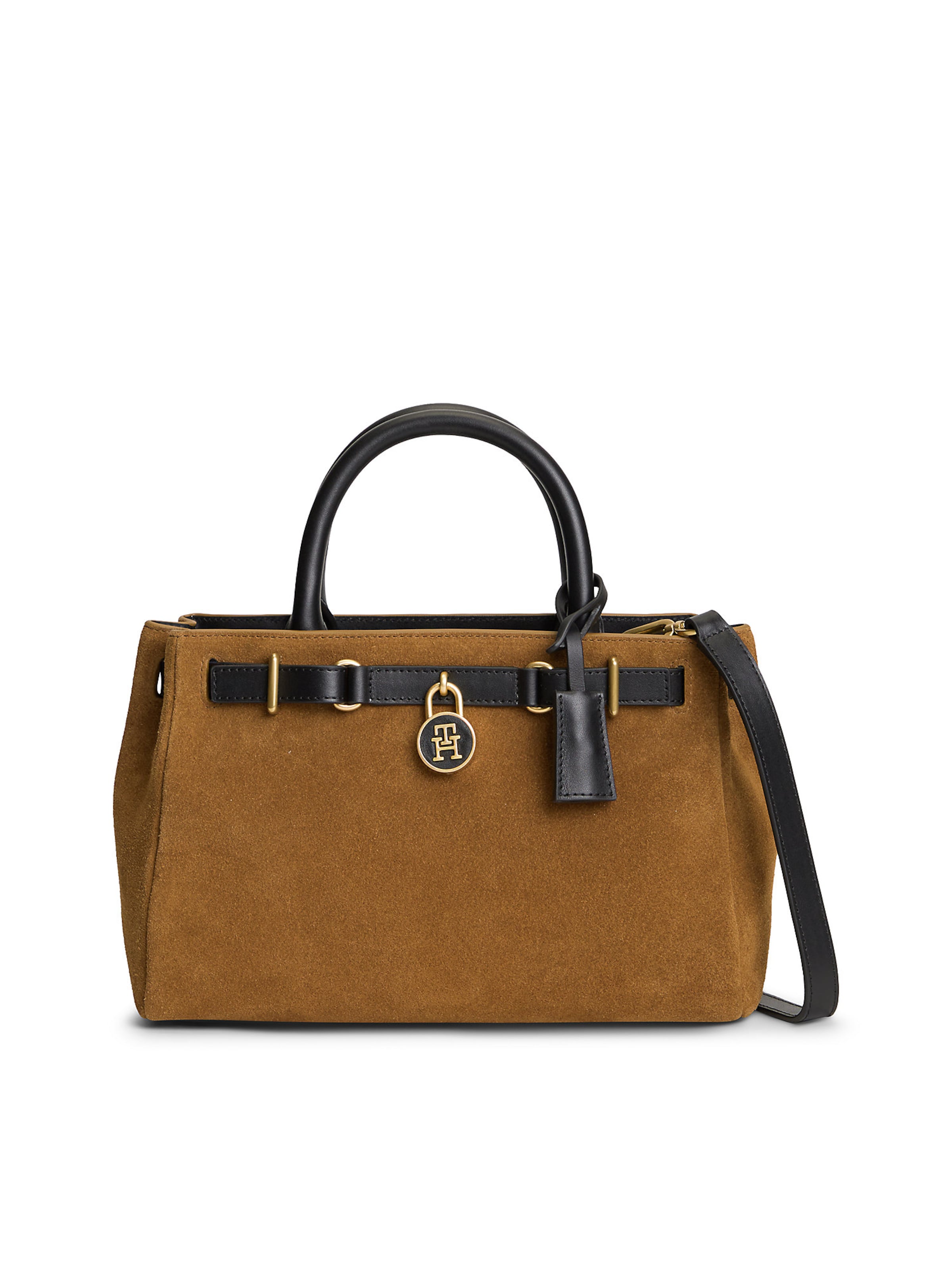 TOMMY HILFIGER Handbag in Brown: front