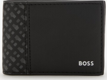 HUGO Wallet in Black: front