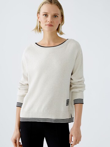 OUI Pullover 'LEEZA' in Weiß: Vorderseite