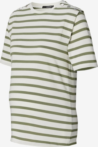 Supermom T-shirt 'Edison' i grön: framsida