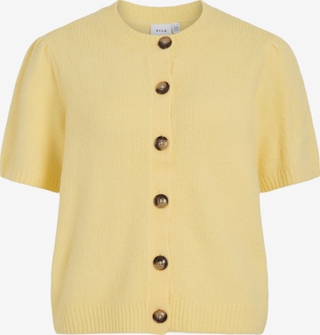 VILA Strickjacke 'VITASSY' in Gelb: Vorderseite