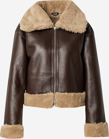 River Island Between-Season Jacket in Brown: front