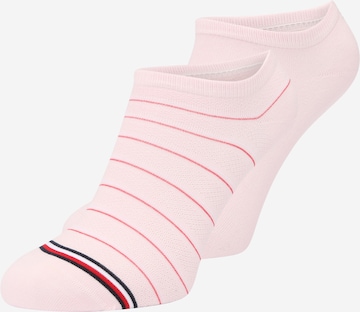 Tommy Hilfiger Underwear Къси чорапи в розово: отпред