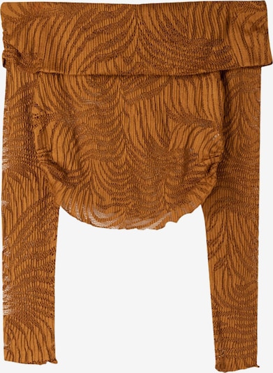 Bershka Paita värissä ruskea / konjakki, Tuotenäkymä
