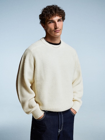 Bershka Pulóver - fehér: elől