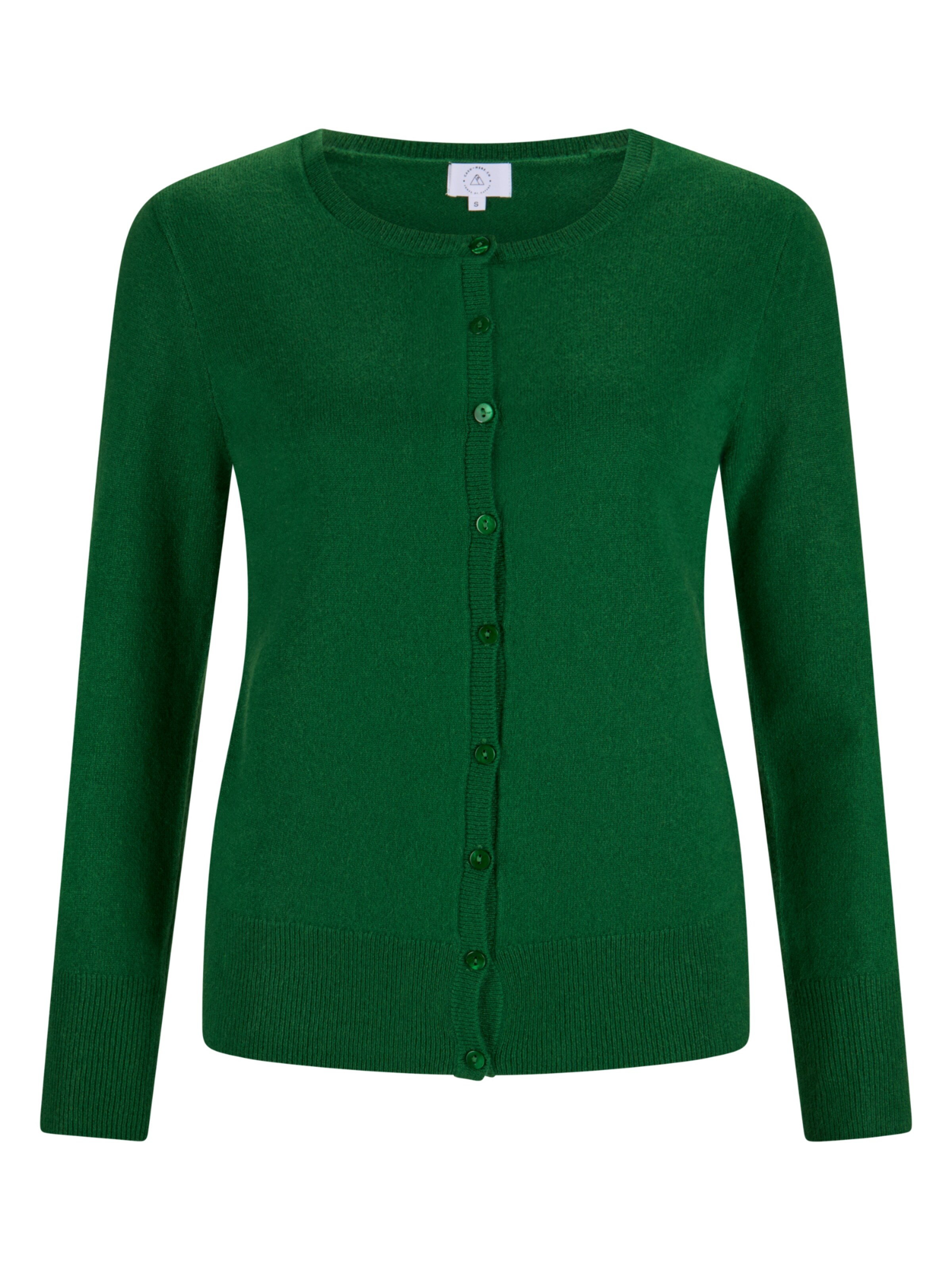 CASH-MERE.CH Cardigan i grøn: forside