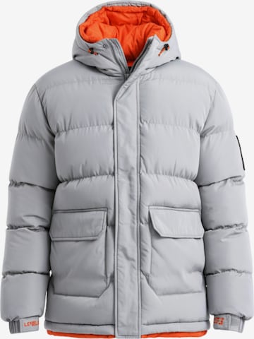 Ombre Winter jacket 'OM-JAHP-0208' in Grey: front