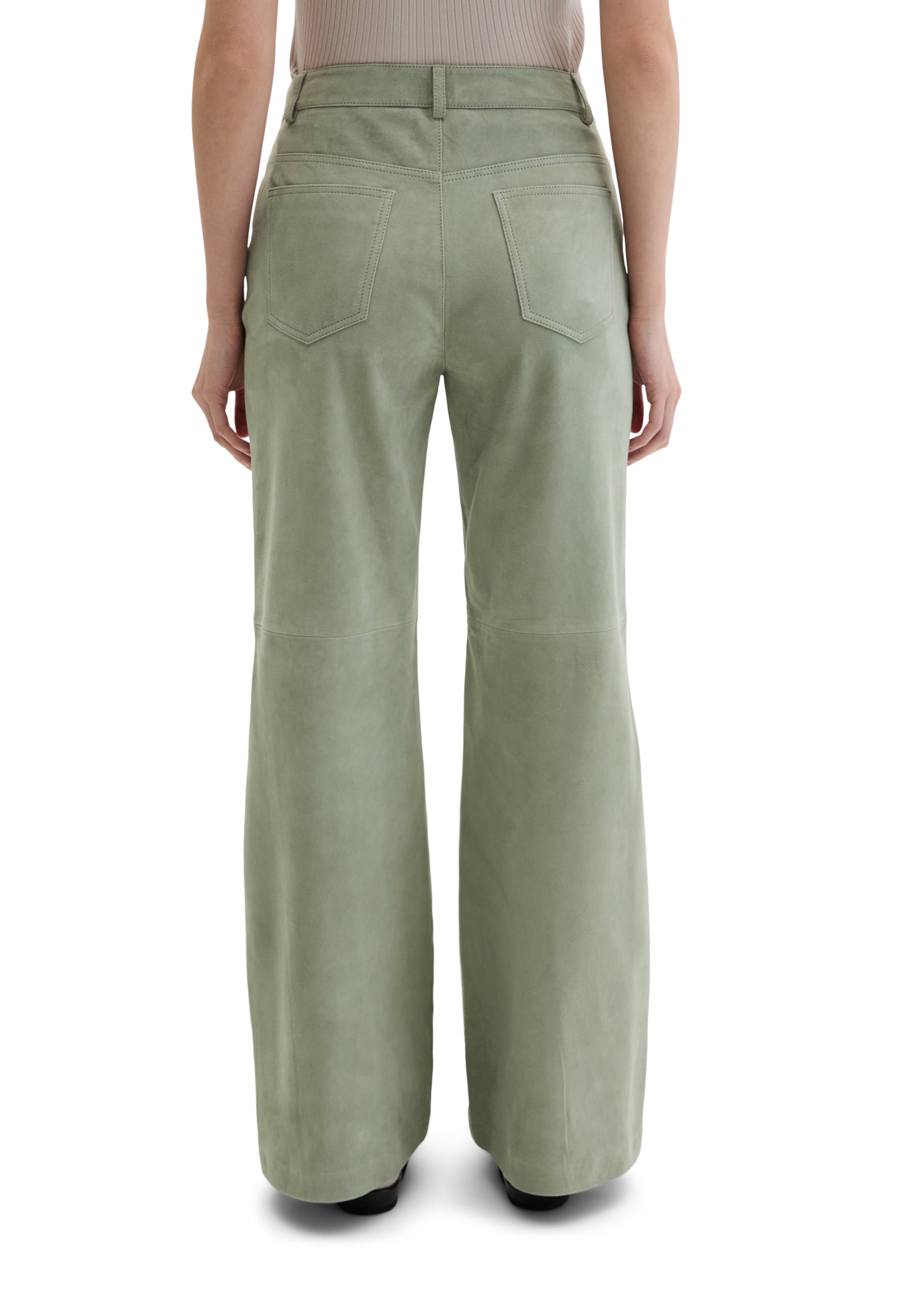 Marc O'Polo Flared Hose in Grün