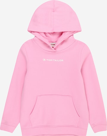 Sweat-shirt TOM TAILOR en rose : devant