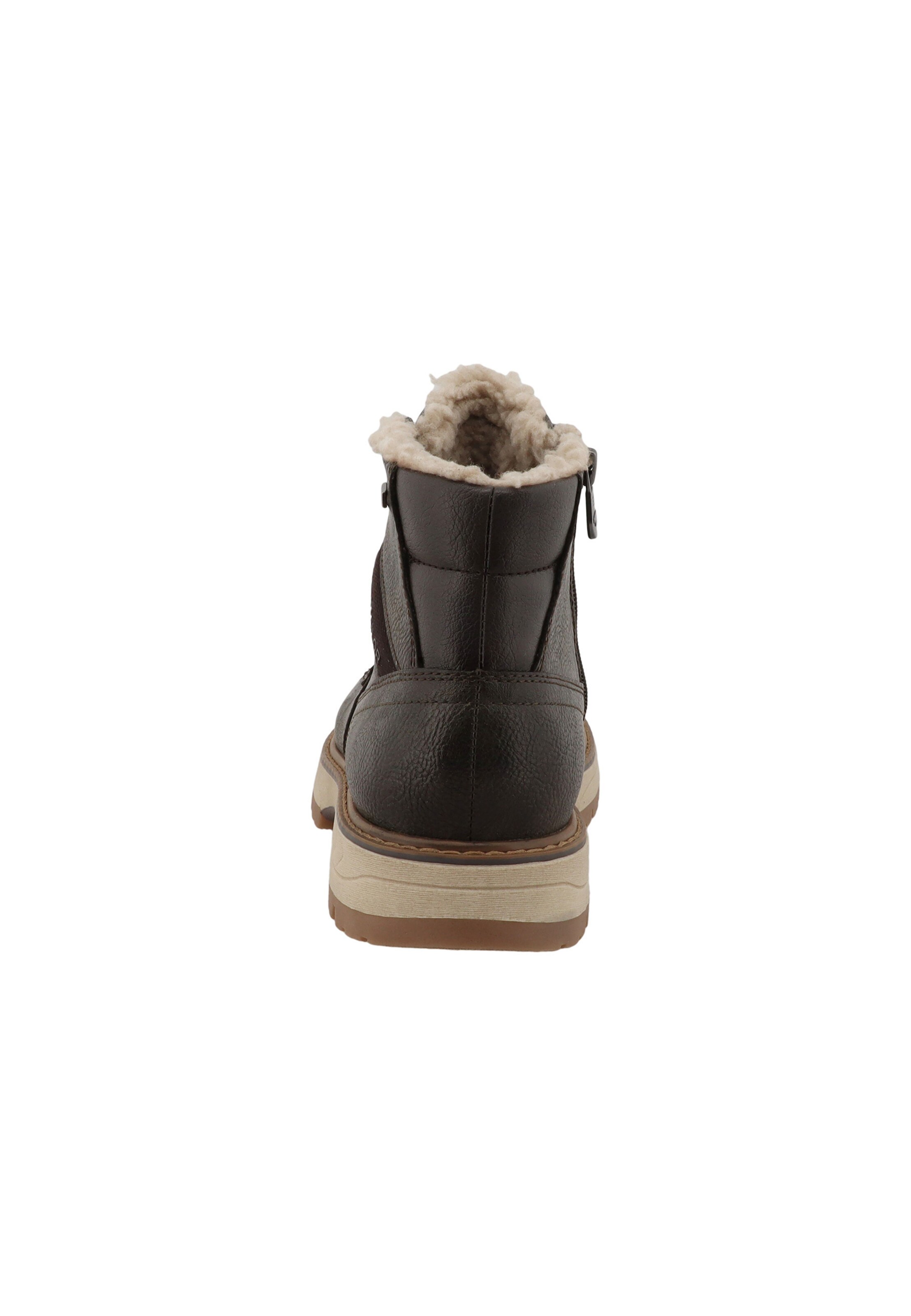 TOM TAILOR Lace-Up Boots in Green