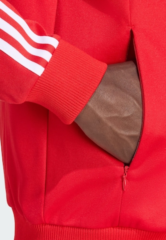 Giacca di felpa sportiva 'Peru' di ADIDAS ORIGINALS in rosso