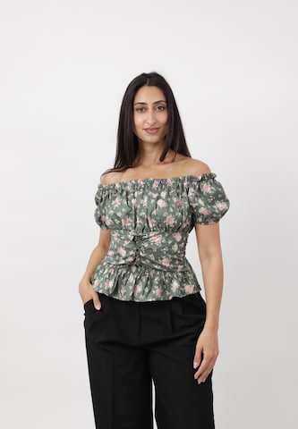 Elara Blouse in Groen