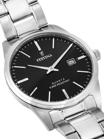 FESTINA Analoog horloge 'Date watch ACERO CLASICO' in Zwart