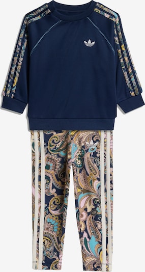 ADIDAS ORIGINALS Set 'adidas x Liberty London Oversized Crew and Tights' in 62 in Marine blue / Sky blue / Pueblo / Rose, Item view