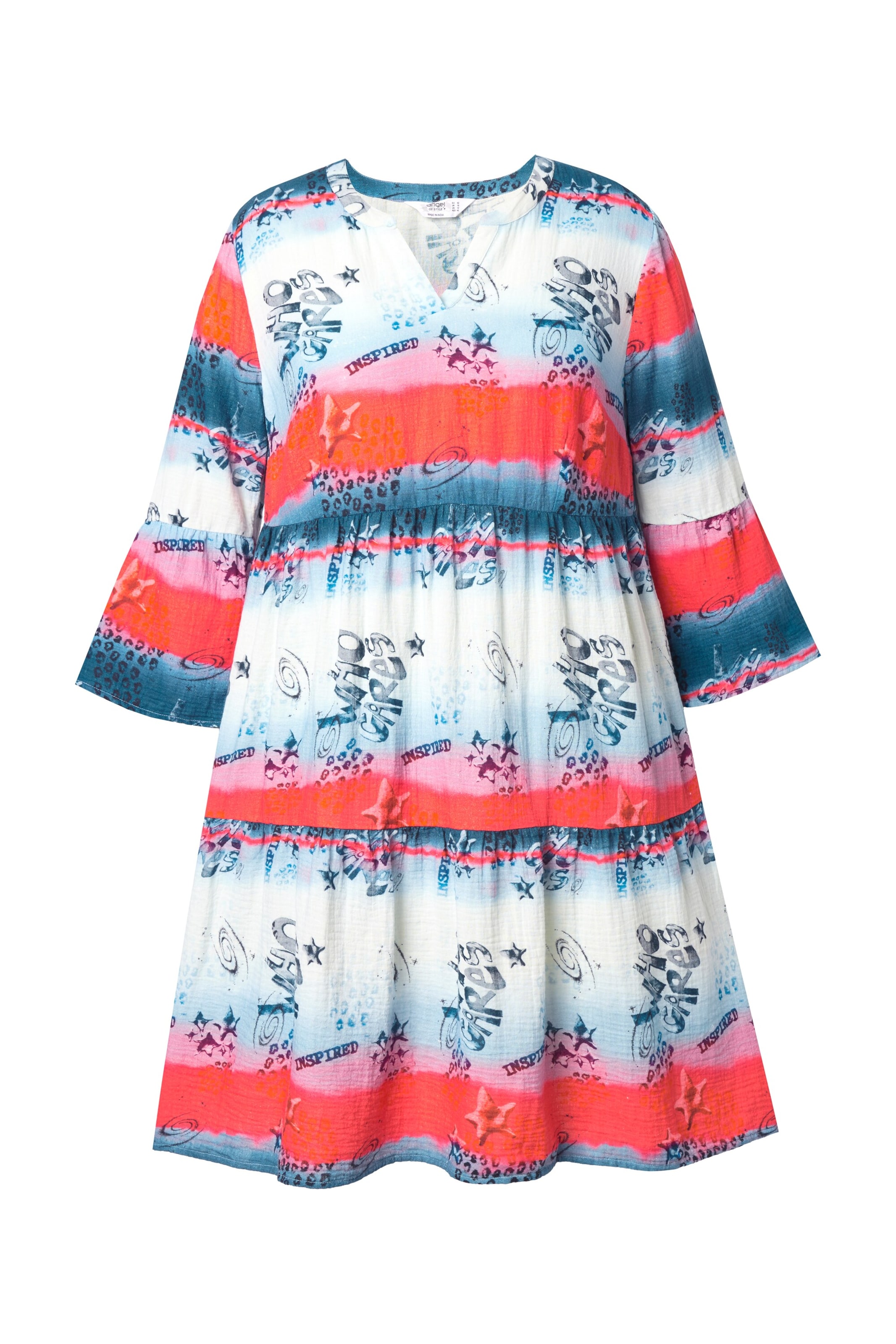 Angel of Style Jurk in Blauw: voorkant