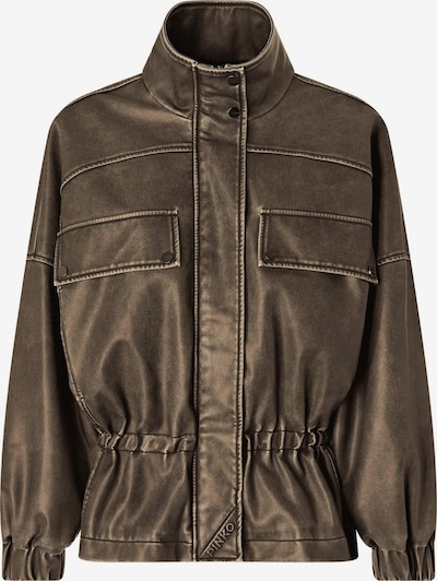 PINKO Winter jacket 'PINKO BARKERIA BLOUSON TELA SPALMATA GIUBBINO' in XS in Brown, Item view