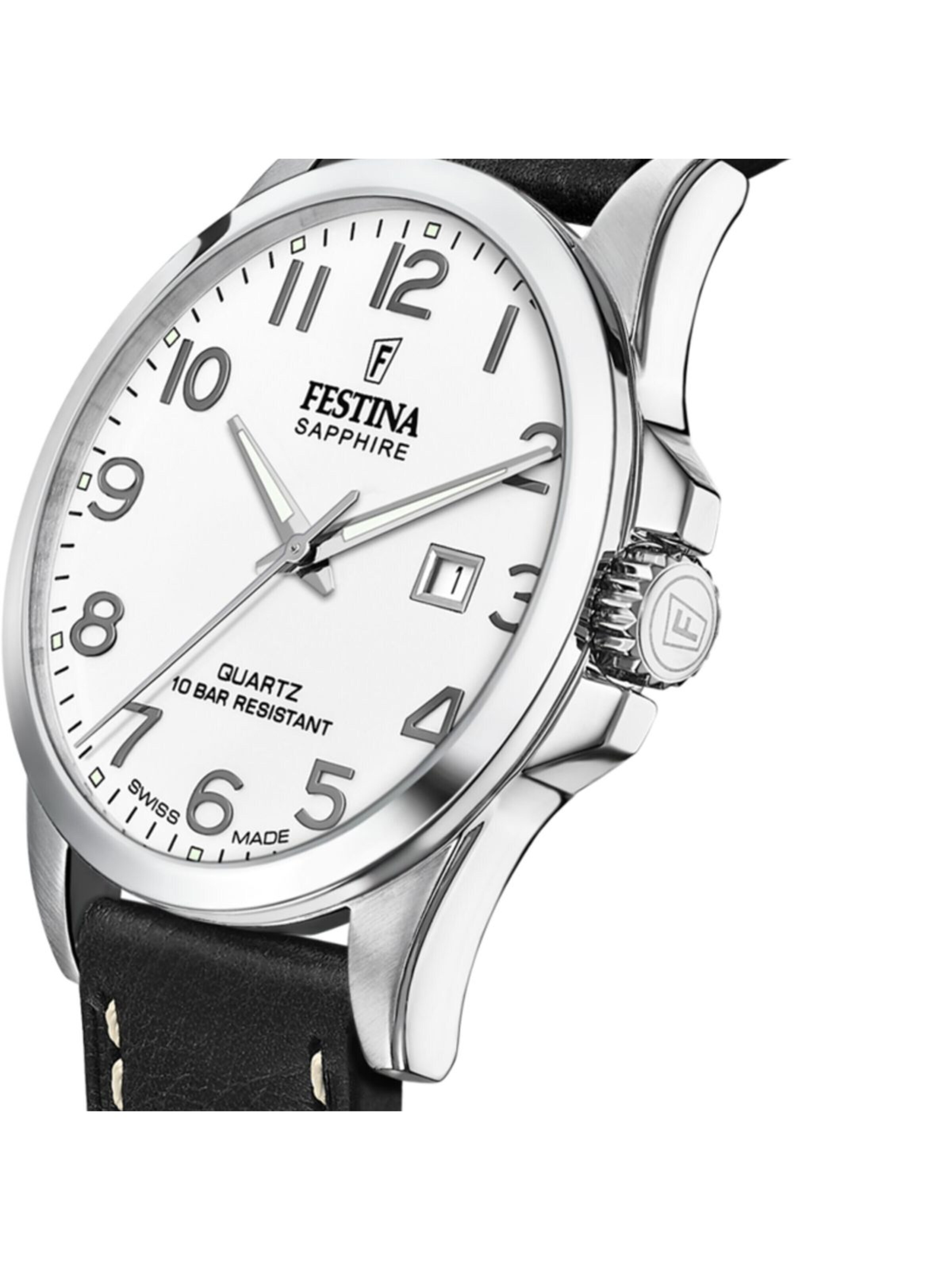 Montre à affichage analogique FESTINA en blanc