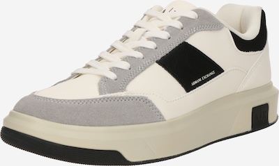 Sportbačiai be auliuko 'VENICE' iš ARMANI EXCHANGE, spalva – pilka / juoda / balkšva, Prekių apžvalga