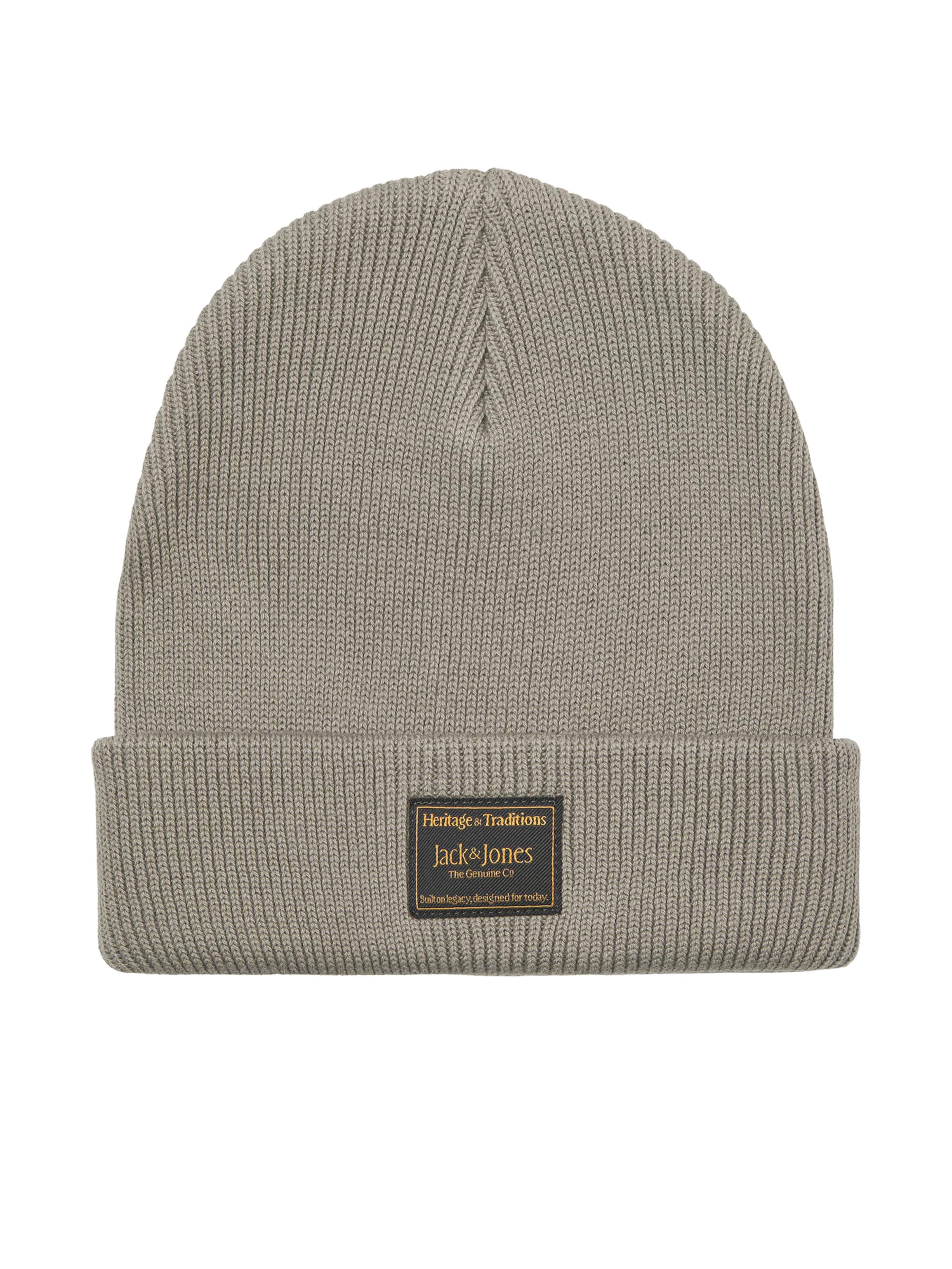 JACK & JONES Bonnet 'JACATTITUDE' en 55-60 en greige, Vue avec produit