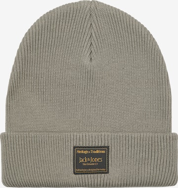 Bonnet 'JACATTITUDE' JACK & JONES en gris : devant