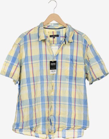 Via Cortesa Button Up Shirt in XXL in Blue: front