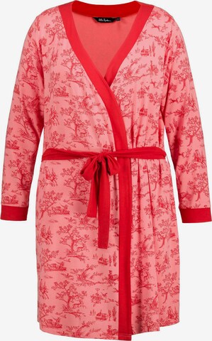 Ulla Popken Dressing Gown in Pink: front