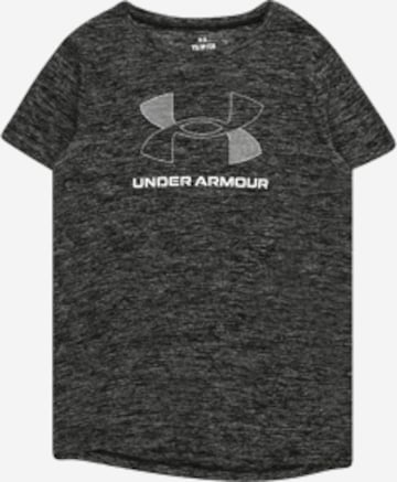 T-Shirt fonctionnel UNDER ARMOUR en noir : devant