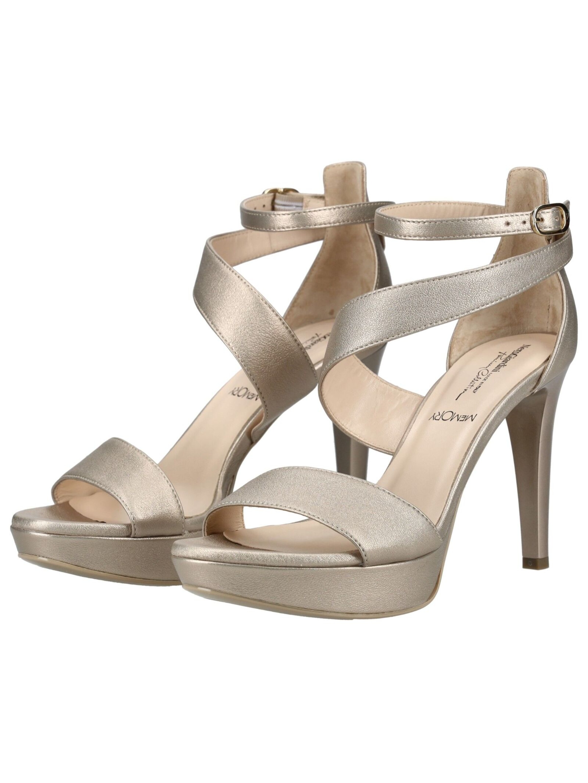 Nero Giardini Sandalen met riem in Goud