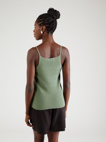 VERO MODA Knitted top 'NEWLEXSUN' in Green