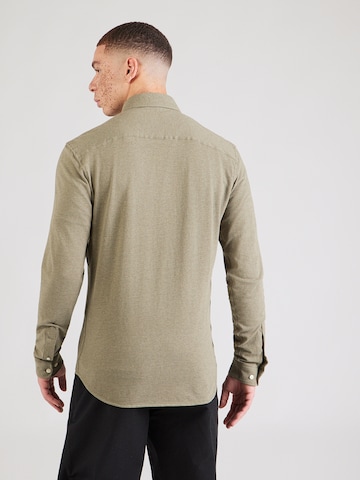 Coupe slim Chemise 'JPRBLUBLAKE' Jack & Jones Premium en vert