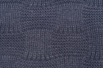 styleBREAKER Shawl 'Strick Dreiecktuch Schachbrett Strickmuster' in Grey