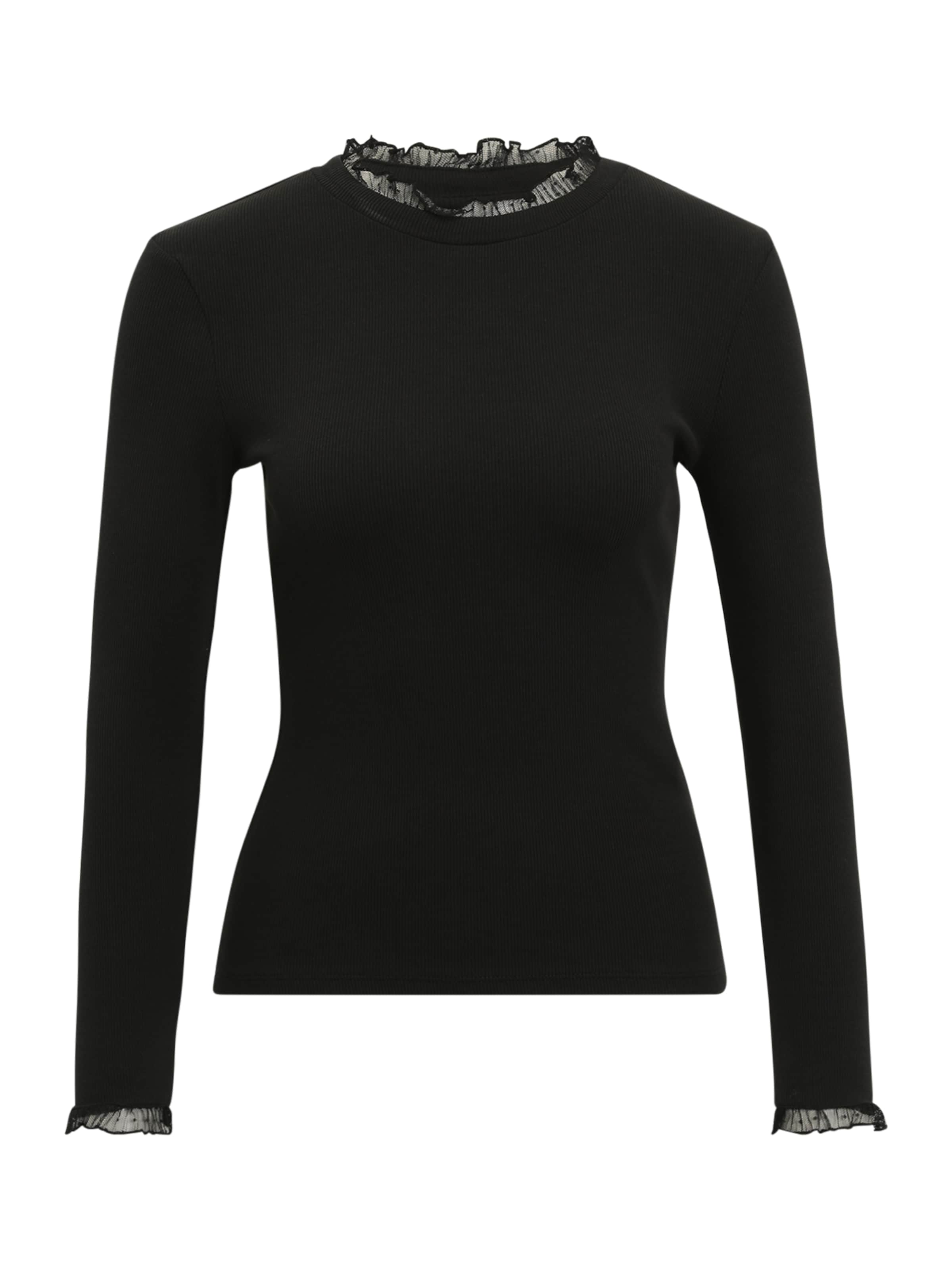 Only Petite T-shirt i svart: framsida