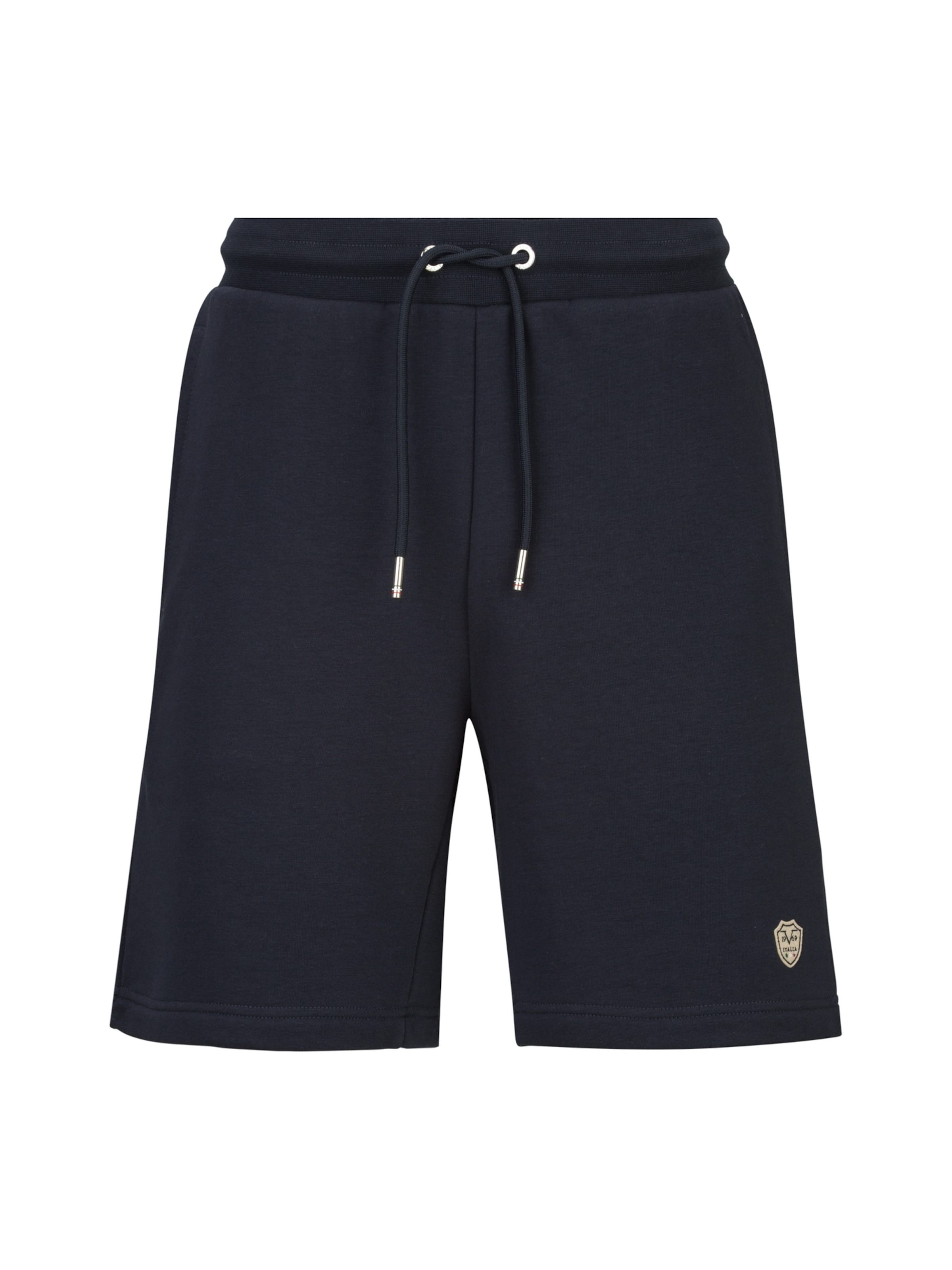 19V69 ITALIA Regular Broek 'Sergio' in Blauw: voorkant