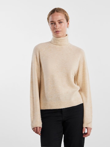 PIECES Trui 'Juliana' in Beige: voorkant