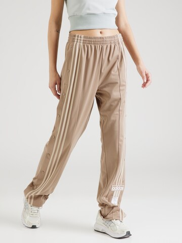 Regular Pantalon 'ADIBREAK' ADIDAS ORIGINALS en marron : devant