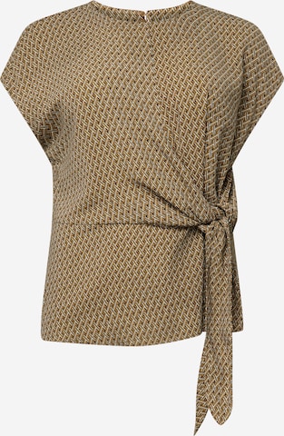 Camicia da donna 'GEO' di Michael Kors Plus in beige: frontale