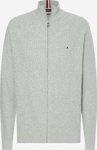 TOMMY HILFIGER Knit cardigan in Grey: front